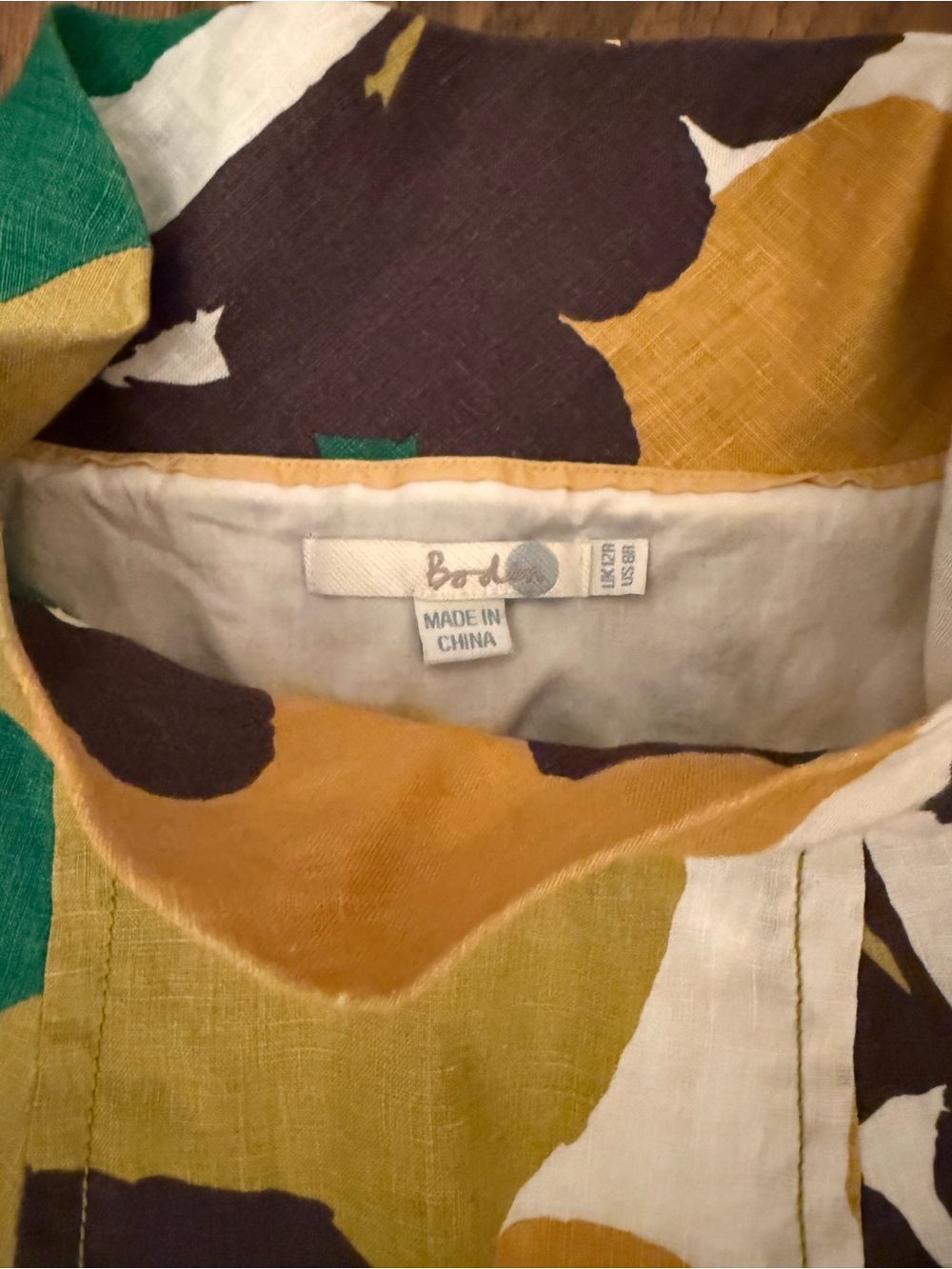 Boden Short Sleeve Mock Neck Dress - Picture 2 of 5